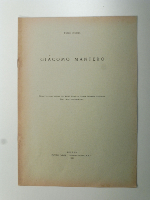 Giacomo Mantero